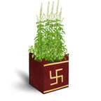 Tulsi Plant Grow Bag for Home & Gardening – Eco-Friendly Geotex Material with Holy Swastik Symbol