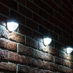 Solar Fence Lights – Pack of 4 | Outdoor Garden & Patio Lighting
