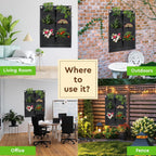 Vertical Hanging Wall Planter for Balcony & Indoors