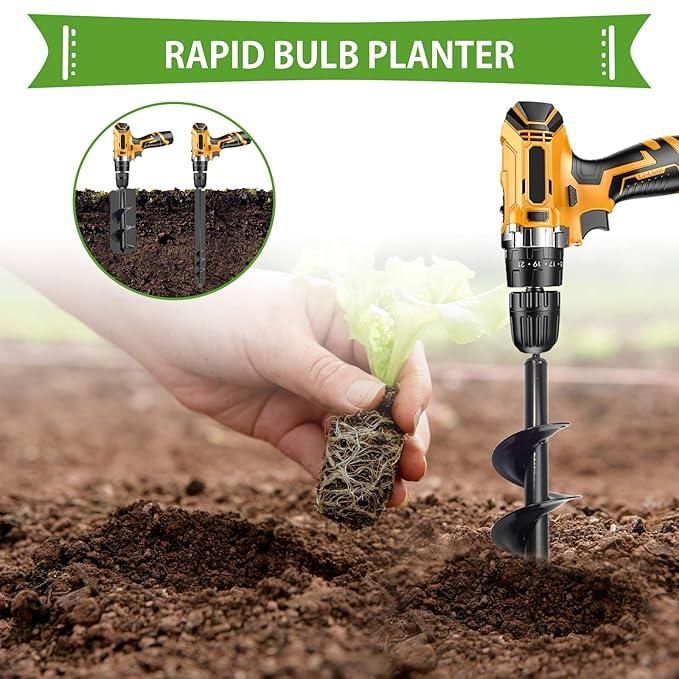 Spiral Hole Non Slip Earth Drill – Heavy-Duty Metal Auger Tool