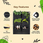 Vertical Hanging Wall Planter for Balcony & Indoors