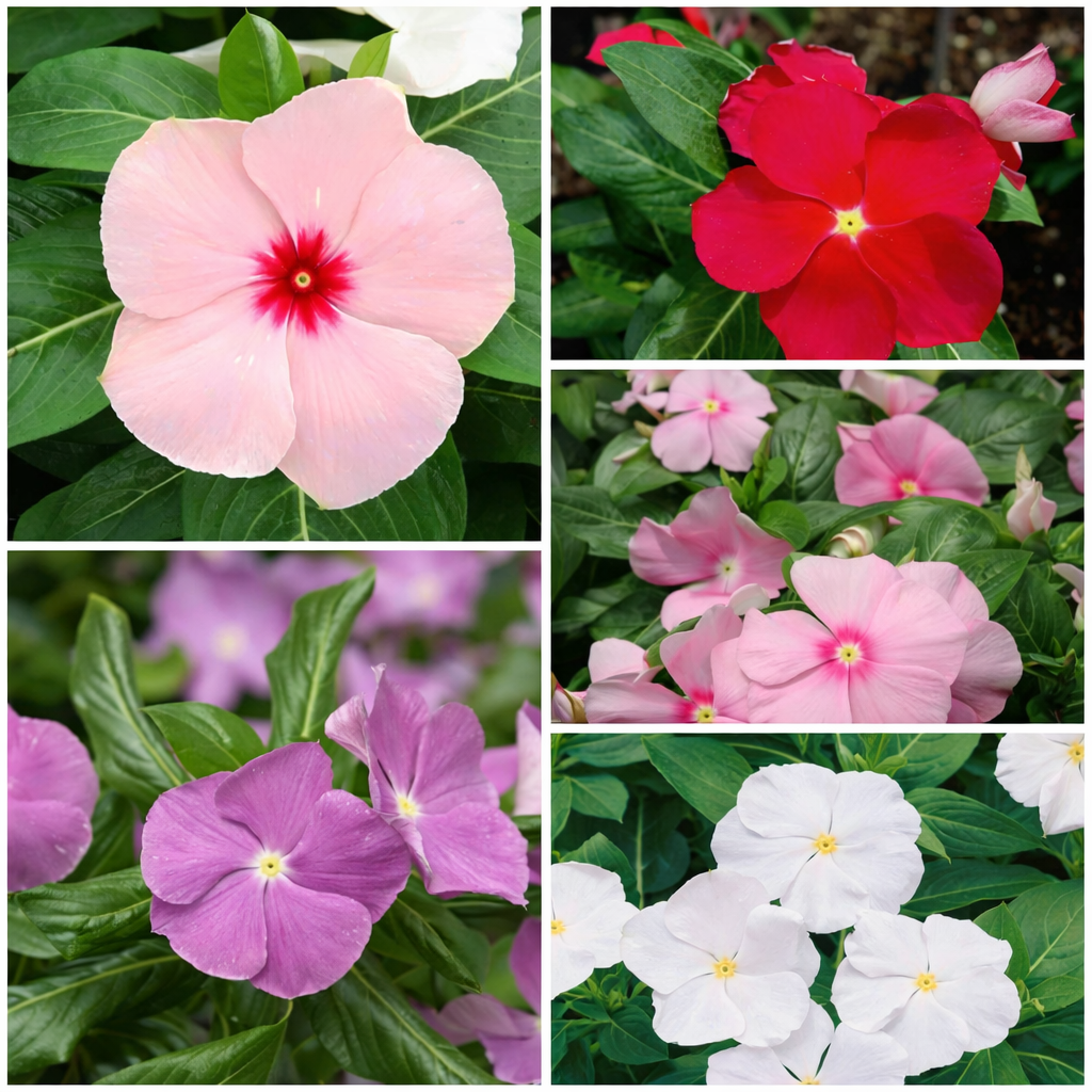 Vinca Rainbow Flower Set